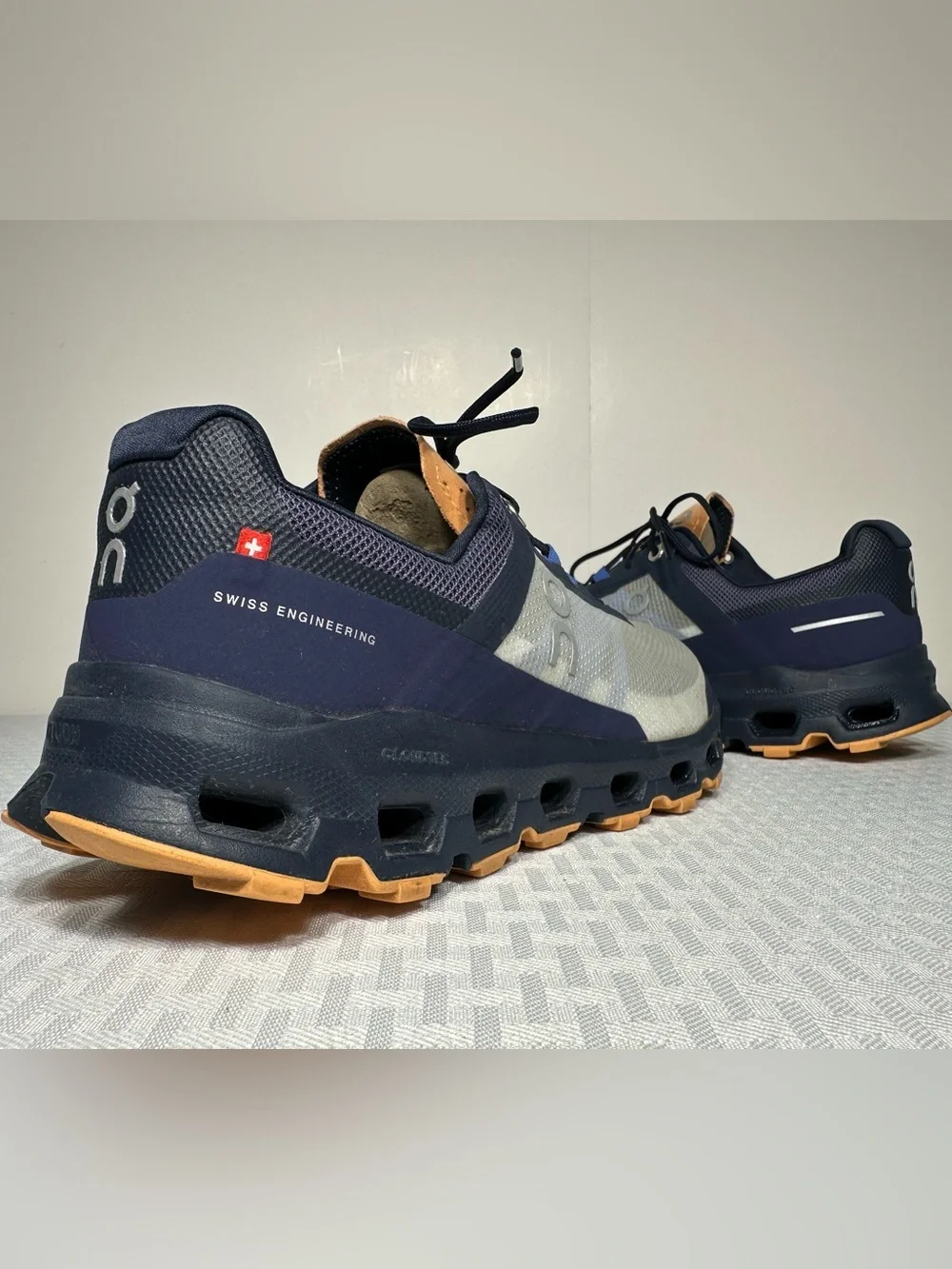 On Cloudvista Midnight/Copper Women's 11 Lace Up Running Shoes Athletic Gym Run
